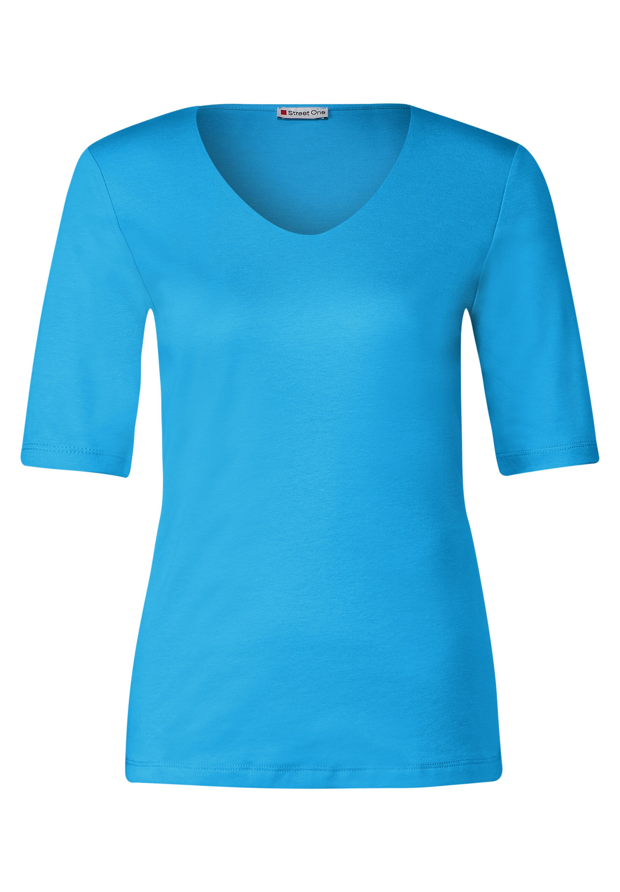 Street One Street One T-Shirt splash 38 blue in Unifarbe | 