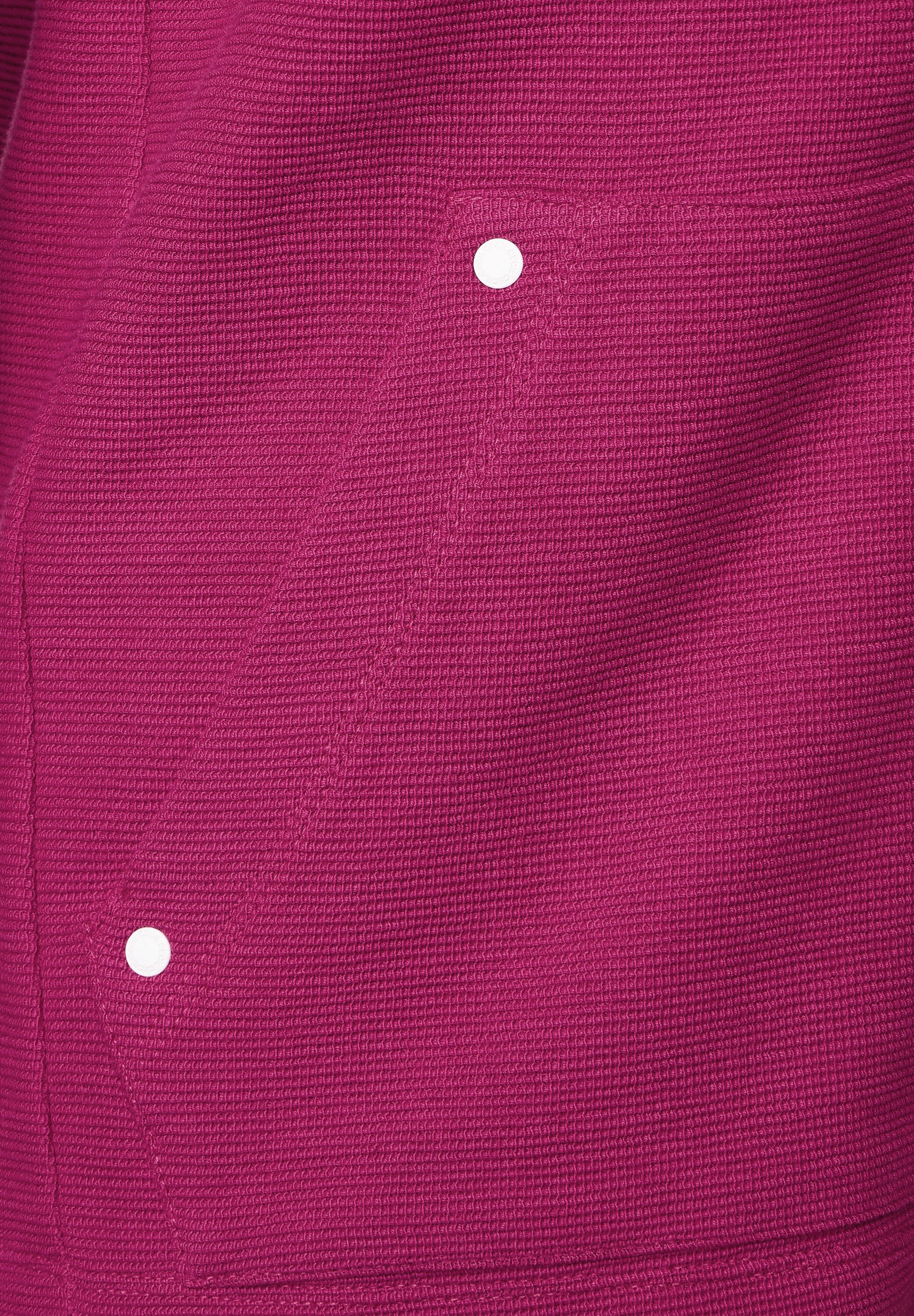 Cecil Cecil cool Struktur S | Shirtjacke mit | pink