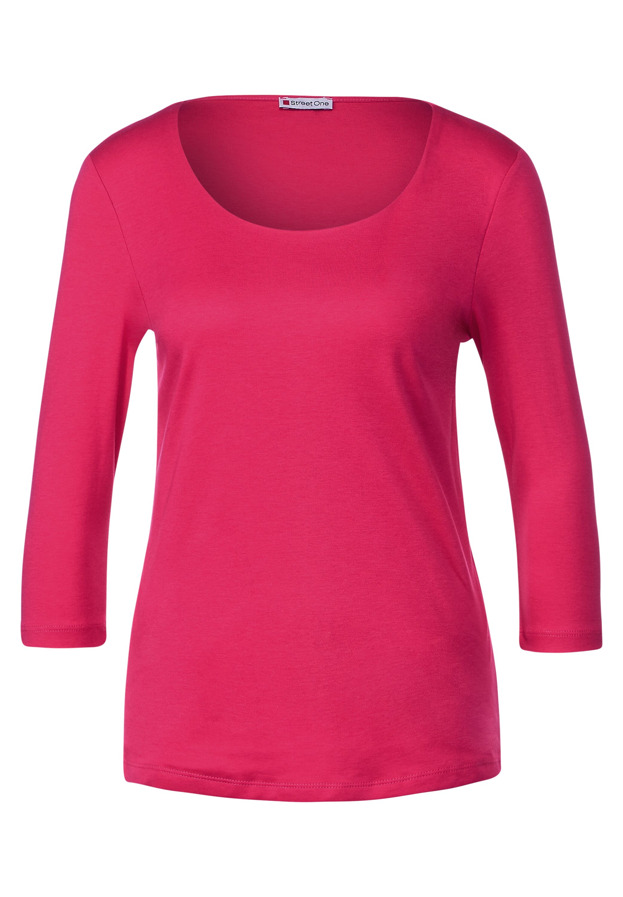 Unifarbe | Street Shirt in coral One blossom | 34
